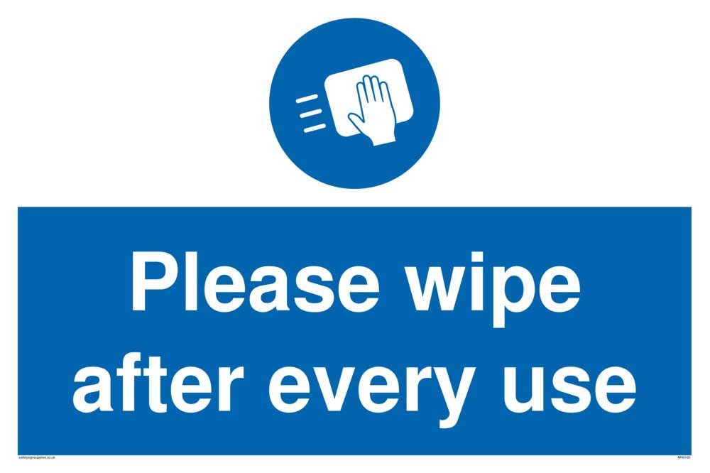 Please wipe after every use