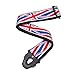 D'Addario Accessories Locking Guitar Strap - Guitar Accessories - Electric Guitar Strap, Acoustic Guitar Strap, Acoustic Electric Guitar Strap & Bass Guitar Strap - Union Jack