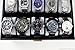 Caddy Bay Collection Black Classic Watch Case Display Box With Clear Glass Top Holds 20 Watches