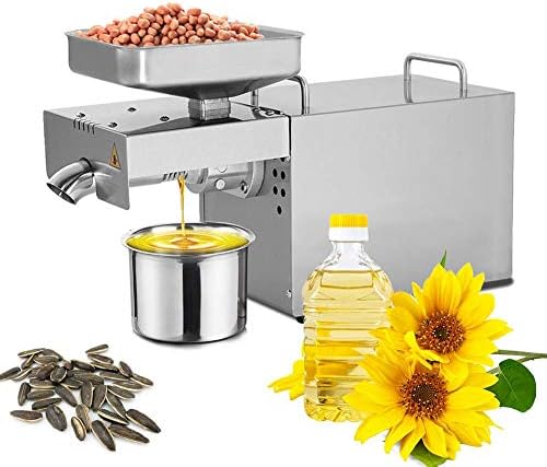 rBay Home Automatic Oil Press Machine Nuts Seeds Oil Presser Pressing Machine All Stainless Steel High Oil Extraction