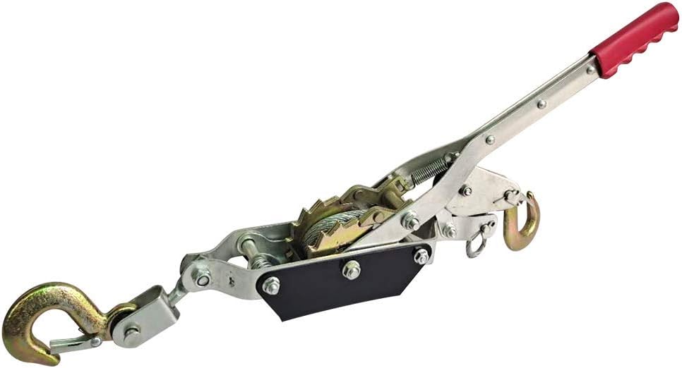 Ratchet Style Power Rope Puller 4400LBS with 7.2FT 1/5" Dia