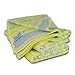 Buff Home Microfiber Kitchen Drying Towels - 3 Pack | Fun, Retro Stripes | Premium Microfiber | Clean, Wipe, Absorb | X-Large 16
