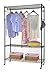 Finnhomy Heavy Duty Wire Shelving Garment Rack with Wheels Rolling Clothes Rack with Shelves£¬Brozen