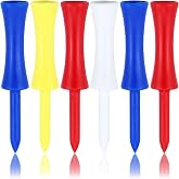 Zivisk Golf Tees Plastic 100 Count 3-1/4, 2 3/4 inch Tall Step Down Tees Golf - Mixed Color