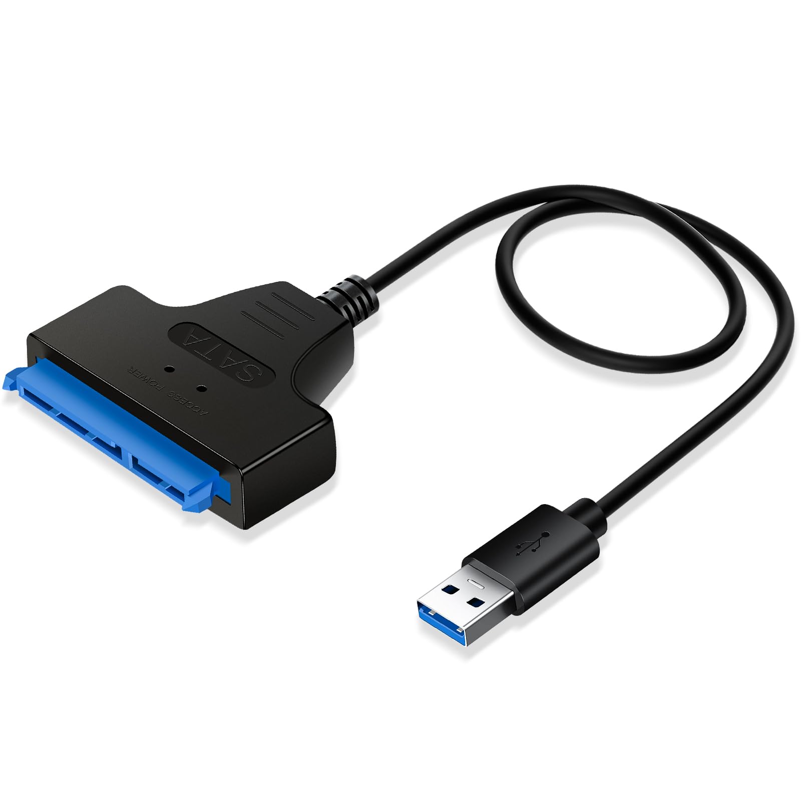 Ainiv USB 3.0 to SATA Adapter Cable for 2.5" SSD & HDD Drives, Super Fast Data Transfer, SATA to USB 3.0 External Converter, 50cm