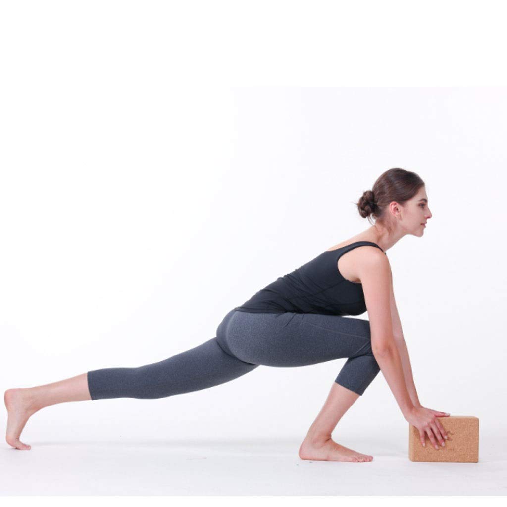 Amazon.com: Bloques de yoga de corcho de roble natural de ...