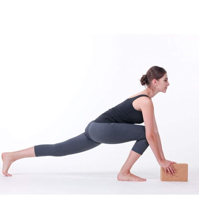 Amazon.com: Bloques de yoga de corcho de roble natural de ...