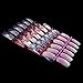 2016 Fake Nails!Elevin(TM)144pcs New Mixed Set False Nail Tips Artificial Fake Nails Art Acrylic Manicure Gel, Random Color and Style (D)