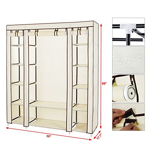 3 SONGMICS+Portable+Organizer+Non+woven+ULSF03M
