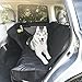 Dog Car Seat Covers Pet Back Seat Cover for Dogs - Waterproof, Scratch Proof, Nonslip, Hammock Convertible, Pockets, Side Flaps, Black Backseat Cover for Cars, Trucks, SUV