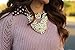 Jane Stone White Beads Cluster Bib Necklace Fashion Statement Chunky Jewelry(Fn1042)