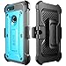 Google Pixel Case, SUPCASE Full-body Rugged Holster Case with Built-in Screen Protector for Google Pixel 5.0 Inch (2016 Release), Unicorn Beetle PRO Series - Retail Package (Black/Blue)