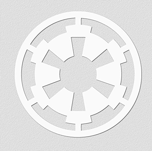 Star Wars Galactic Empire Decal Genuine ViaVinyl brand for Yeti and Rtic tumbler cups, Macbooks and Laptops, iPads and Tablets, iPhones and cell phones, automobile car and truck windows - and more! - Thumbnail 3