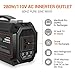 PAXCESS Portable Power Station, 280W/67500mAh Portable Generator with 110V AC Pure Sine Wave, 12.6V DC Ports,5V/ 3.1AUSB, CPAP Battery Power Supply, Solar Generator for Camping Home Emergency