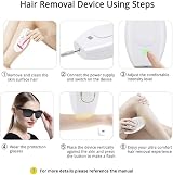 Ubcwin IPL Hair Removal Device, 500,000 Flashes, 5 Energy Levels, White view 8