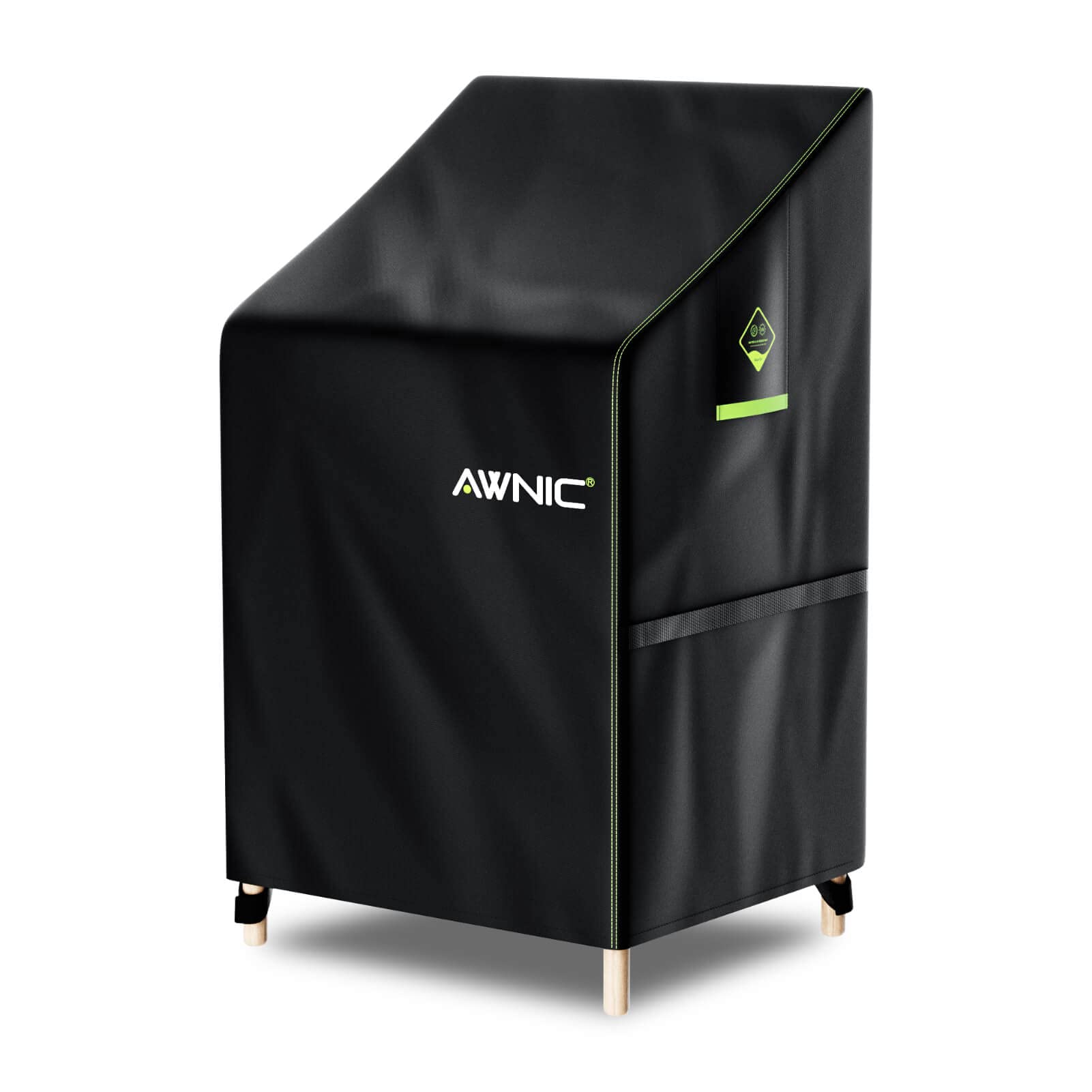 AWNIC Garden Chair Covers Waterproof 65x75x120/85cm, 420D Patio Stacking Chair Covers for Outdoor Chairs Storage with Air Vents Waterproof Windproof Tear Resistant Anti-UV