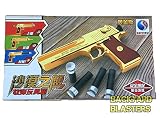 Backyard Blasters Golden Desert Eagle Toy Foam Dart Gun