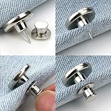 Lohas Select 12 Pcs Jeans Buttons Adjustable No Sew Instant Waist Tightener view 3