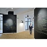 Fancy-fix Extra Large Chalk Board Decal Wall Sticker,Chalkboard Contact Paper,Adhesive Blackboard Ideal for School Home Office, 5 Chalk Marker(42" by 78.7")