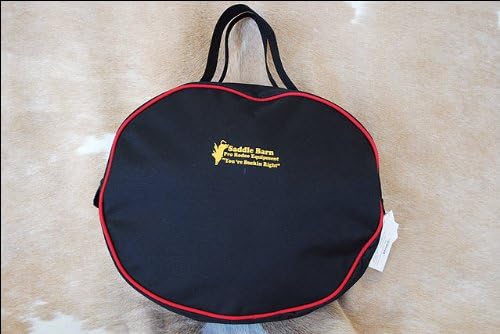 Black Saddle Barn Pro Rodeo Cordura Nylon Zipper Bull Rope Bag