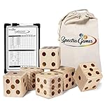 Giant-Wooden-Yard-Dice-Set-for-Lawn-Games-and-Outdoor-Yard-Games-Family-Fun-Includes-Larger-Double-Sided-Yardzee-and-Farkle-Dry-Erase-Scoreboard-6-Dices-35-Pen-and-Canvas-Carrying-Bag