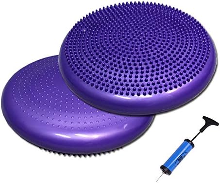 Versatile Air Stability Cushion with Pump Purple