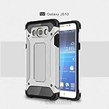 Galaxy J5 [2016] Case, Cocomii [HEAVY DUTY] Commando Case :::NEW::: [ULTRA BONIC ARMOR] Premium Dustproof Shockproof Bumper [MILITARY DEFENDER] Full-body Rugged Dual Layer Hybrid Cover (Silver)