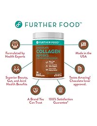 Further Food Collagen Peptides Protein Powder, Dark Chocolate | Boosted with Superfoods |...