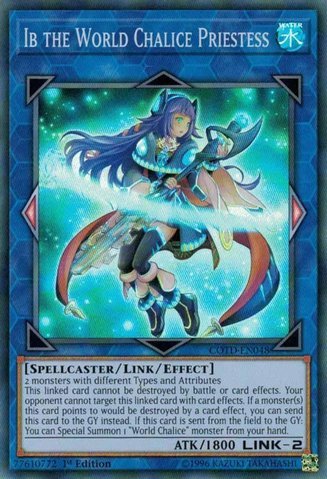 Ib the World Chalice Priestess - COTD-EN048 - Super Rare - 1st Edition - Code of the Duelist (1st Edition)