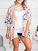 PINKMILLY Women Floral Print Kimono Cover up Sheer Chiffon Blouse Loose Long Cardigan Dusty Pink Small