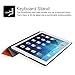 Fintie SlimShell Case for iPad 6th / 5th Generation (2018 2017 Model, 9.7 Inch), iPad Air 2 / Air 1 (9.7 Inch) - Lightweight Stand Smart Protective Cover with Auto Sleep/Wake, Orange