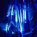 Outdoor Solar String Lights, 8 Tubes 288 LED Solar Powered Meteor Shower Rain Light, Falling Raindrop Christmas Lights, Waterproof Cascading Lights for Halloween Party Wedding Xmas Tree Decor (Blue)…