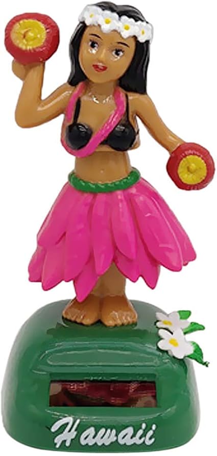 muñeca hawaiana salpicadero coche