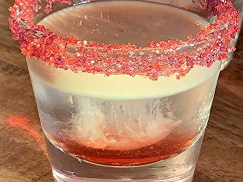 Snowy River Red, Cocktail & Margarita Sugar Rimmer - Vibrant Color Glass Rimming Sugar with Medium Crystal Texture - 8oz - Thumbnail 7