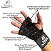 Workout Gloves with the Strongest Wrist Support ; Crossfit Gloves/Gym Gloves for Men and Women; Durable Neoprene with Extra Leather and Silicone Padding for Full Palm Protection (L, Open Back)