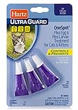 Hartz UltraGuard Onespot Flea & Tick Drops for Cats - 3 Monthly Treatments