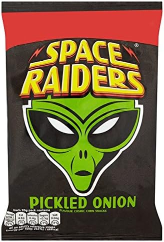 Space Raiders Pickled Onion 20g (Pack of 40 x 20g)