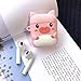 Awin Case for Airpods Case,AirPods 2 Case,Airpods Accessories,Airpods Skin,Cute Cartoon Pink Piglet Slicone Girls Kids Protective Cover Case Compatible for Airpods 1 & 2 Charging Case (Pink Piglet)