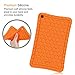 Fintie Silicone Case for Amazon All-New Fire HD 8 - [Honey Comb Series] Light Weight [Anti Slip] Shock Proof Silicone Protective Cover [Kids Friendly] for Fire HD 8 Tablet (2016 6th Gen Only), Orange