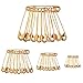 Golden Safety Pin Set of 110,Saree Pin Set,Safety Pins,Safety Pins - Large Safety Pins for Garment Repair, Quilting, Jewelry Making