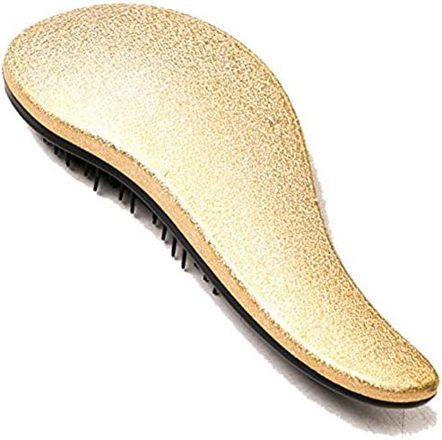 ORUMILE Detangling Brush Detangler Hair Comb-Massage Detangle Hair Brush for All Hair Types-Wet or Dry-Adults & Kids-No More Tangles(Golden)