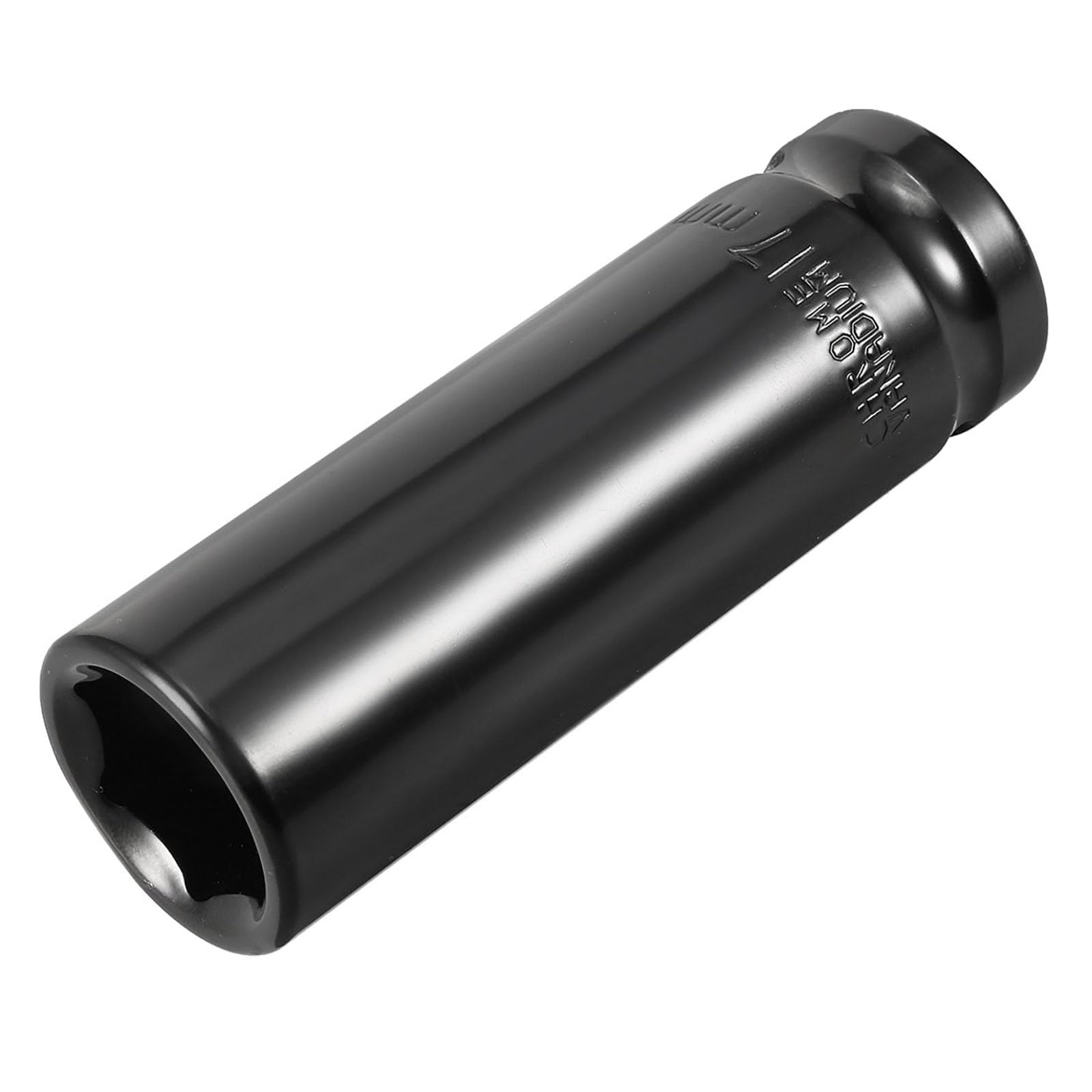 TA-VIGOR Deep Impact Socket, 1/2 Inch Drive by 17mm Deep Impact Socket, Heat-Treated CR-V Steel 17mm Socket, 1/2 Drive with 78mm Length 6-Point for Home Car Repair