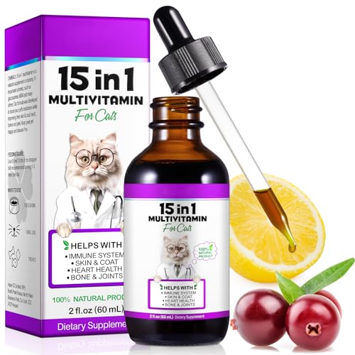 VOSIFSDIY 15-in-1 Cat Multivitamin Drops