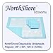 NorthShore Economy, 28 x 30, 16 oz., Blue Disposable Underpads (Chux), Regular, Pack/30