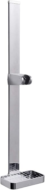 Euroshowers Shower Rail Holder No Drilling 75cm 3M Adhesive Adjustable (No view 2
