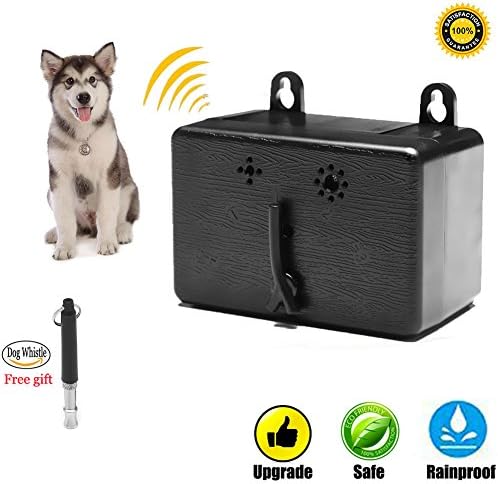 Mini Bark Control Device Outdoor Anti Barking Device Ultrasonic Dog Bark Control Sonic Bark Deterrents Silencer No Bark Trainer Stop Dog Barking Bark Stop Repeller Safety, Friendly(2018 Upgraded)