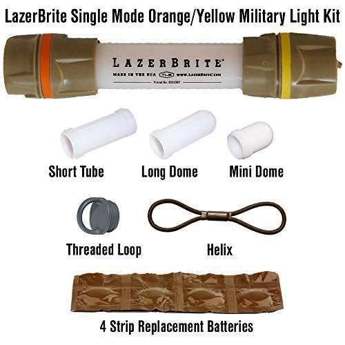 Lazerbrite Single Mode Orange/Yellow Military Light Kit