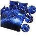 YOUSA Blue Planet Bedding Polyester Bedding Set for Boys and Girls Twin (05)