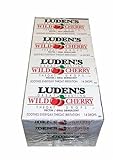 Ludens Wild Cherry Flavored Cough Drops/Throat Drops, Pack of 20