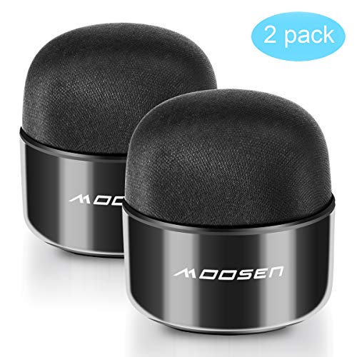 【True Son Stéréo】 moosen Jumelage de Deux haut-parleurs forme HD Surround Son Stéréo Enceinte Bluetooth, TWS Haut-parleur Bluetooth sans fil Portable pour Accueil Fête Film TV Outdoor – 2 pack